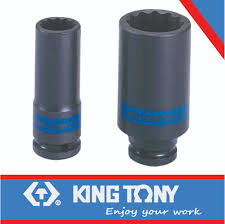 [443512M] Socket 12mm Impact Deep 1/2dr 6pt King Tony