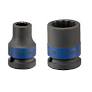 Socket 38mm Impact Standard 1/2dr 12pt King Tony