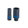 Socket 17mm Deep Thin Wall 1/2dr 6pt King Tony
