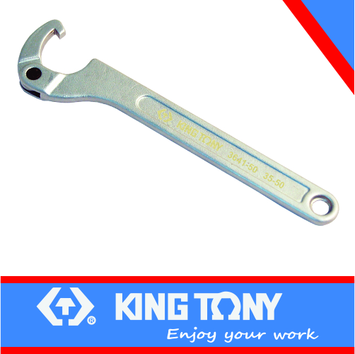 [3641-50] Adjustable 35-50mm Wrench Hook Type King Tony