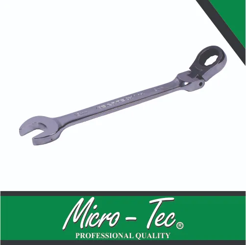 [GLF0011M] Combination 11mm Wrench Flexible Ratchet Type Micro-Tec