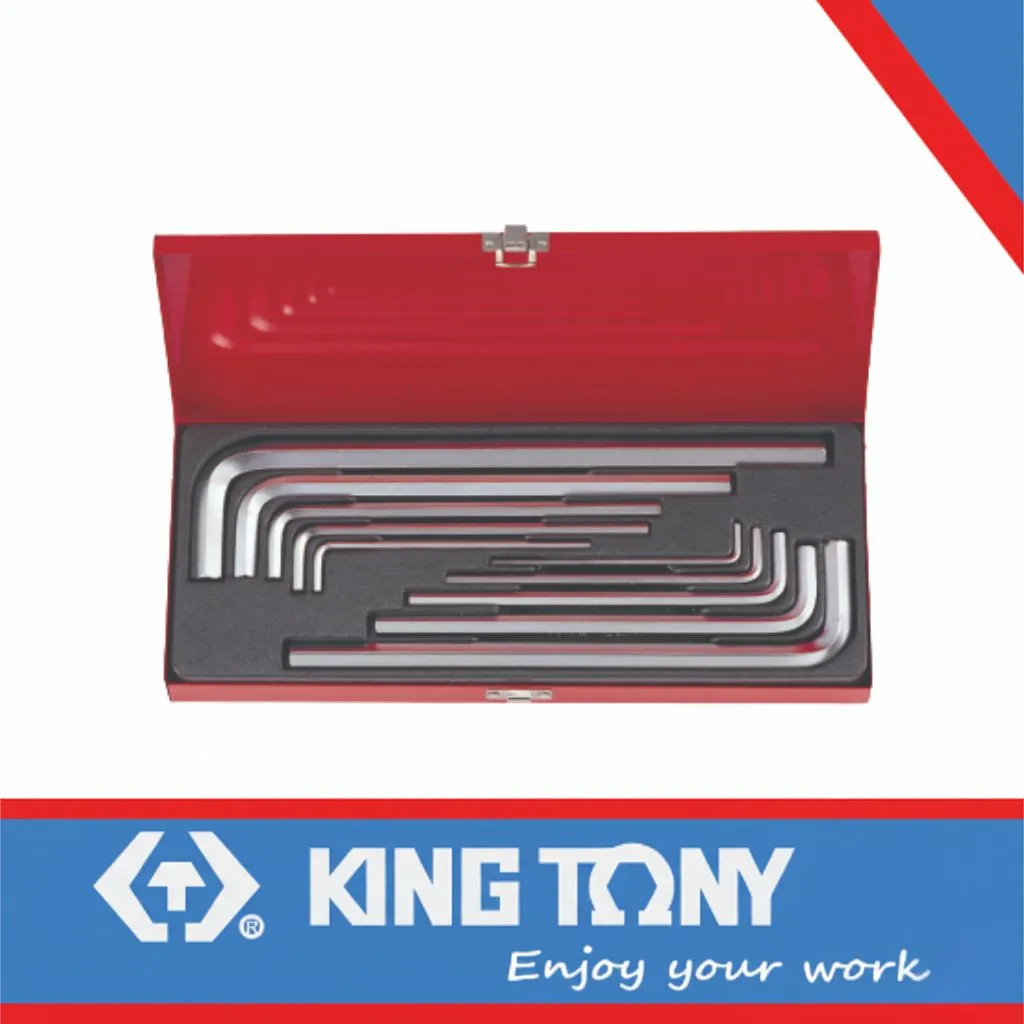 Allen Key Set 3-17mm Extra Long 10pc King Tony