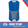 Spanner Set Ratchet Flexible Head 8-19mm 12pc King Tony