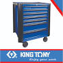 [87634-7B-B] Tool Trolley Empty 7-Draw Ball Bearing Slides King Tony