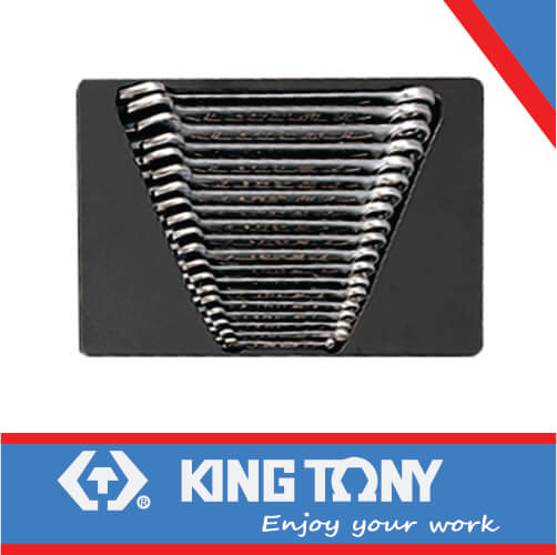 [9-1219MR01] Spanner Set Combination 6-24mm 19pc King Tony