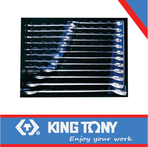 [9-1220MRV] Spanner Set Combination 6-32mm Eva Foam 20pc King Tony