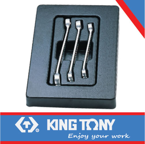 [9-1303MR] Spanner Set Flare Nut 10-17mm 3pc King Tony