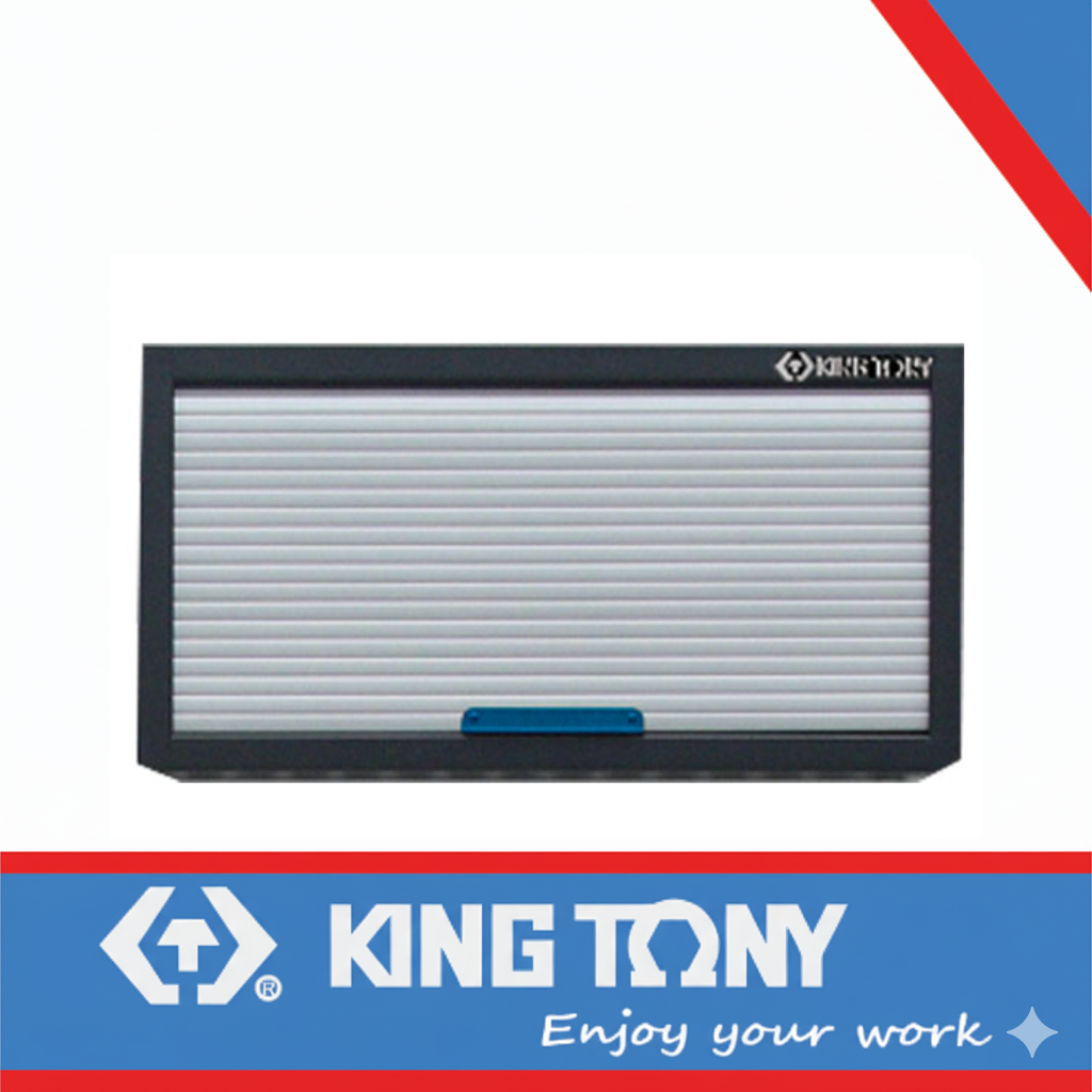 [87D11-17A-KG] Cabinet Wall Sliding Front Blue/Black King Tony
