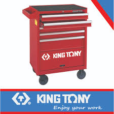 [87432-5B] Tool Trolley 5 Drawer Ball Bearing Slides King Tony