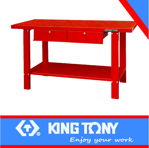 [87E01P91A] Workbench 3 Drawers 2000mm Red King Tony