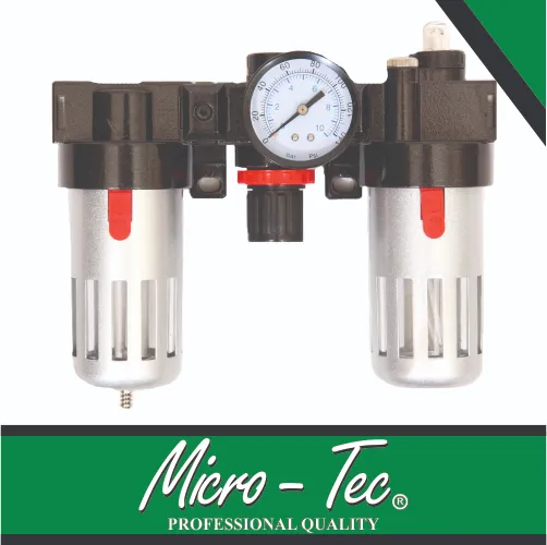 [AH85002] Regulator 1/2' Filter & Lubricator Micro-Tec