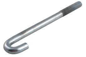 J-Bolt M8 x 150mm Zinc Plated Gr.4 DIN 3570