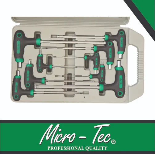 [I105316] Allen Key 2-10mm Set L-Type Handle Ball Point 9pc Micro-Tec