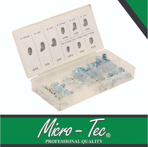[I45215] Assortment Kit Grease Nipple 70pc Non-Refundable Micro-Tec