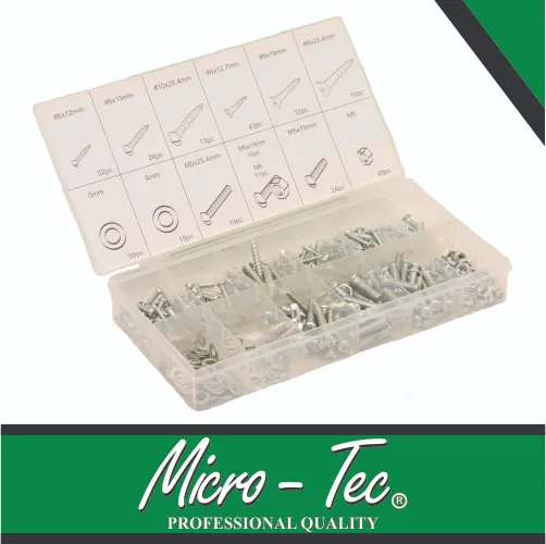 [I45222] Assortment Kit Screw & Nut 347pc Non-Refundable Micro-Tec