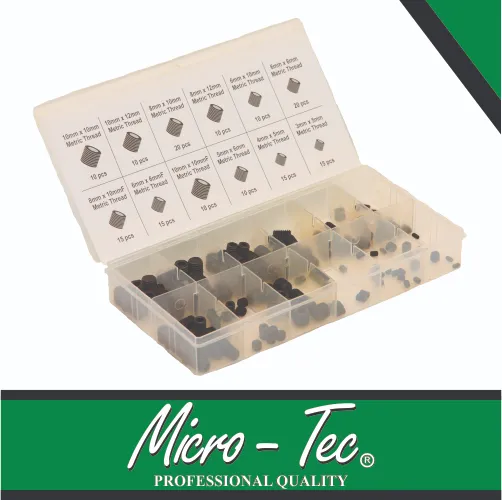 Assortment Kit Grub Screw 160pc Non-Refundable Micro-Tec