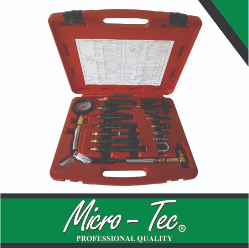 [M004020] Auto Kit Diesel Engin Compression Tester 16pc Micro-Tec
