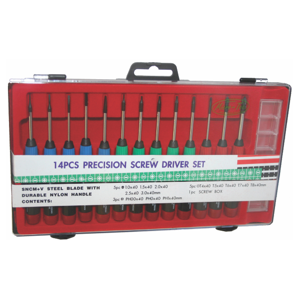[M006002] Screwdriver Set Precision 14pc Micro-Tec