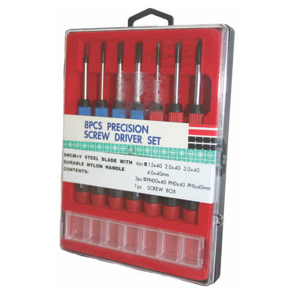 [M006006] Screwdriver Set Precision 8pc Micro-Tec