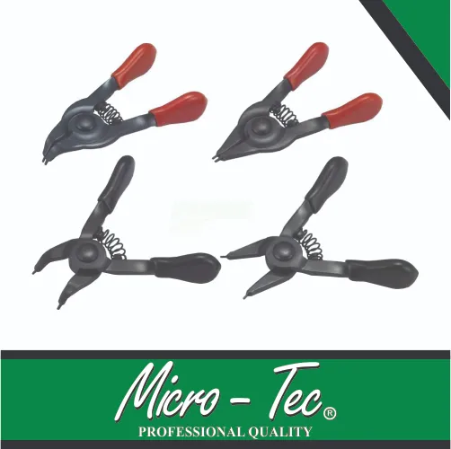 [M0904741] Plier Set Mini Snap Ring 4pc Micro-Tec