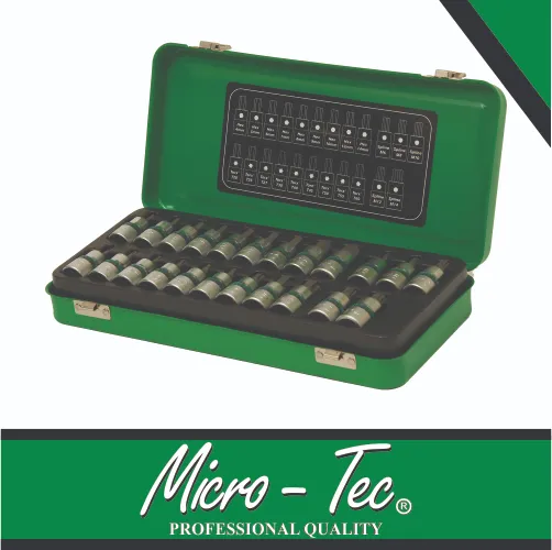 [MBS230] Socket Bit Set Hex, Spline & Torx 23pc Micro-Tec