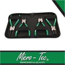 Plier Circlip Set 250mm 4pc In Pouch Micro-Tec