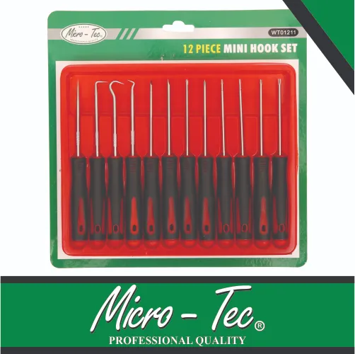 [WT01211] Mini Hook Set 12pc Micro-Tec