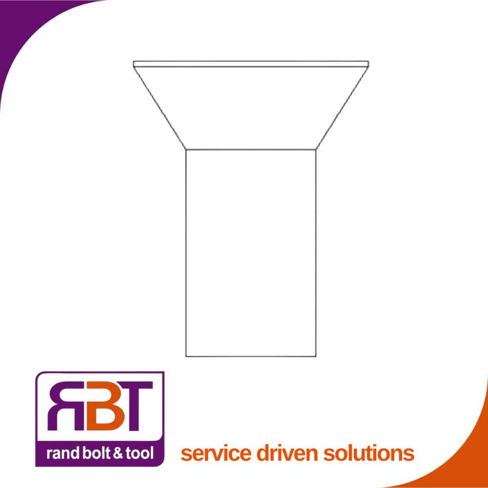 Solid Rivet 5 x 22 Csk/Hd Steel 