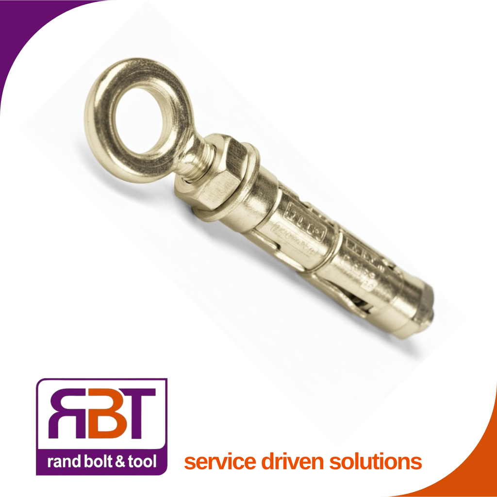 Shield Eye Anchor M6 x 55mm Yp Stl 12drb  