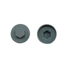 Tek Screw Cap #12 Grey DIN 7504