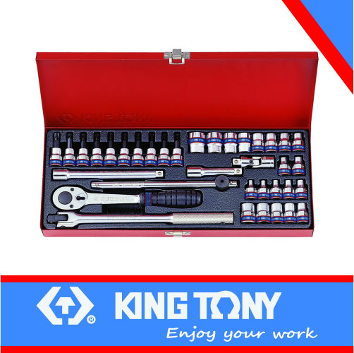 Socket Set 3/8dr 6-19mm 36pc King Tony