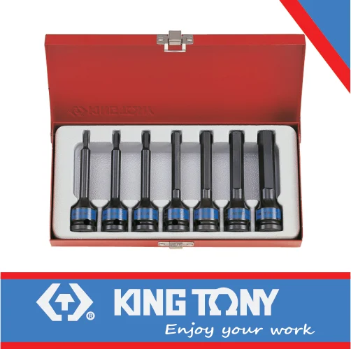 Impact Socket 1/2Dr 4-14mm Hex King Tony
