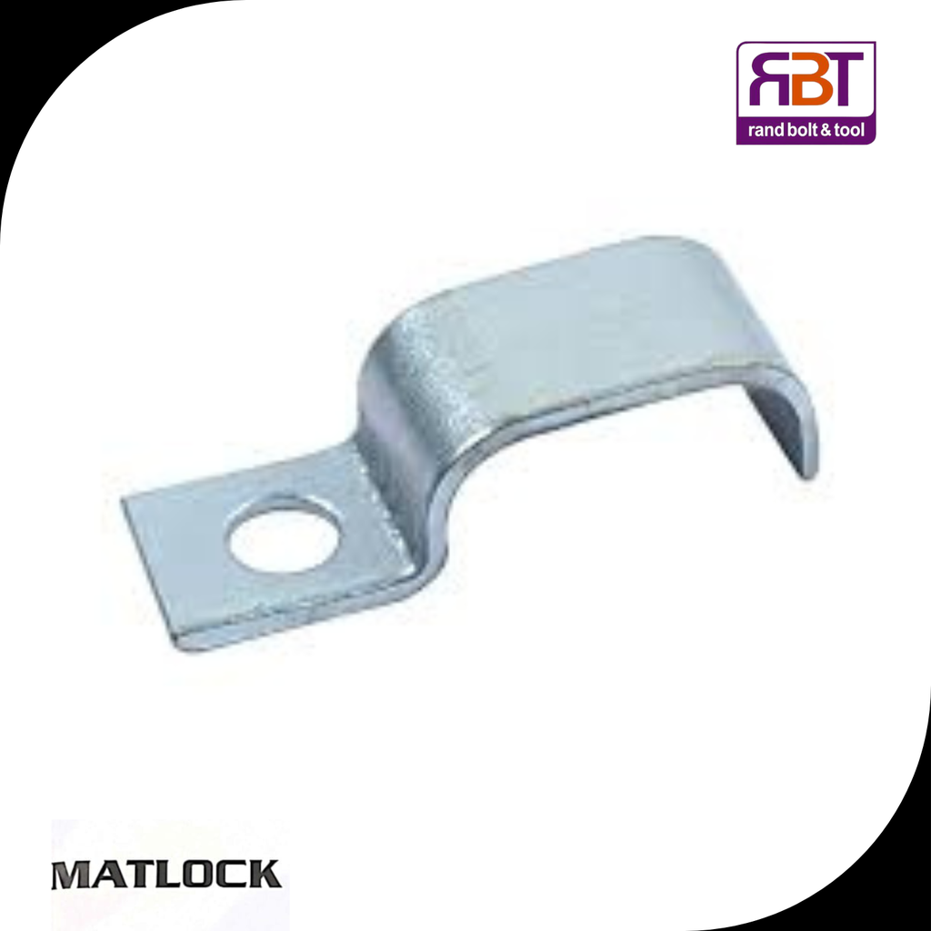 Clamp 6mm (2Pipe) Half Saddle Light Duty