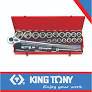 Socket Set 3/4dr Combination Metric / SAE 12pt 24pc King Tony