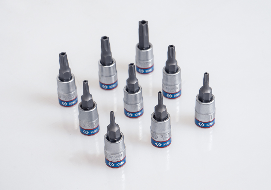 Socket Set 3/8dr T8-T50 Tamper Proof King Tony