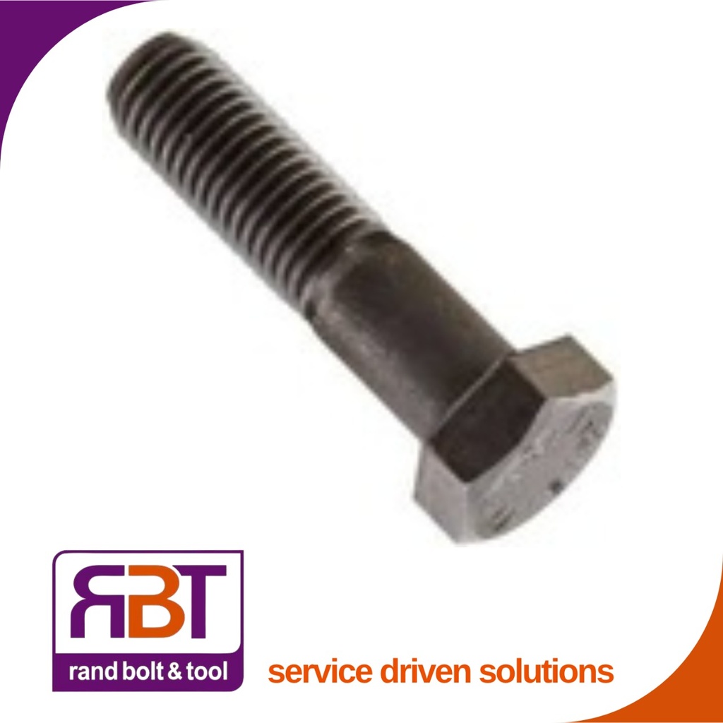 [601B42090] Bolt M20 x 90mm Black Gr.4.8 DIN 601