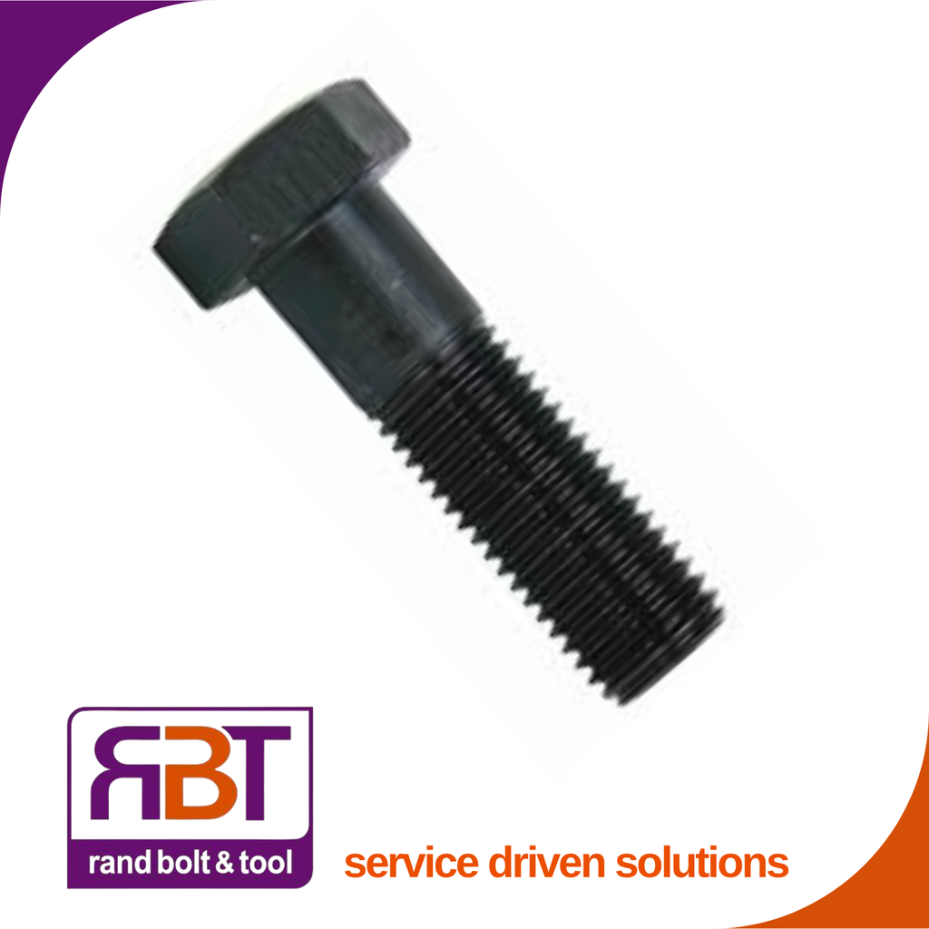 Bolt M14 x 1.5 x 50mm Metric Fine Black Gr.8.8 DIN 960