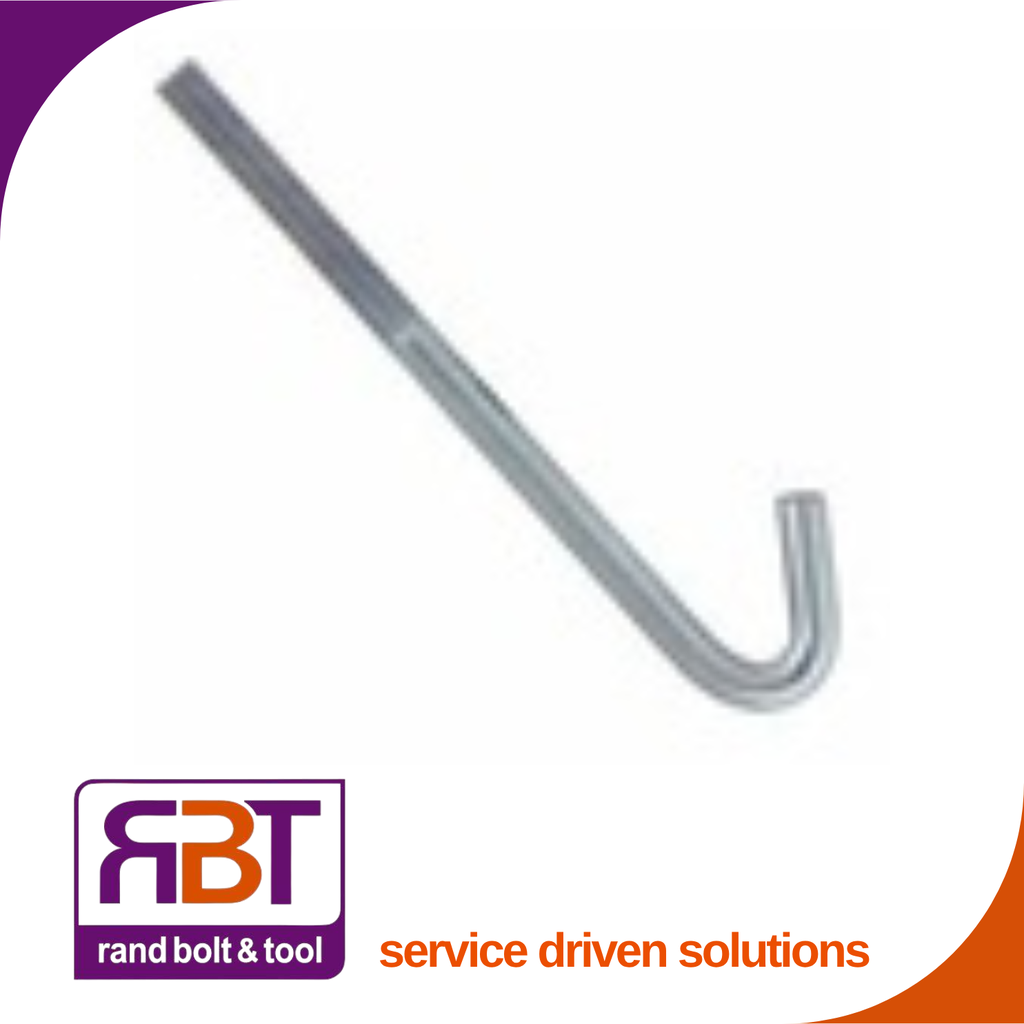 Hook Bolt M6 x 125mm Zinc Plated Gr.4 DIN 3170