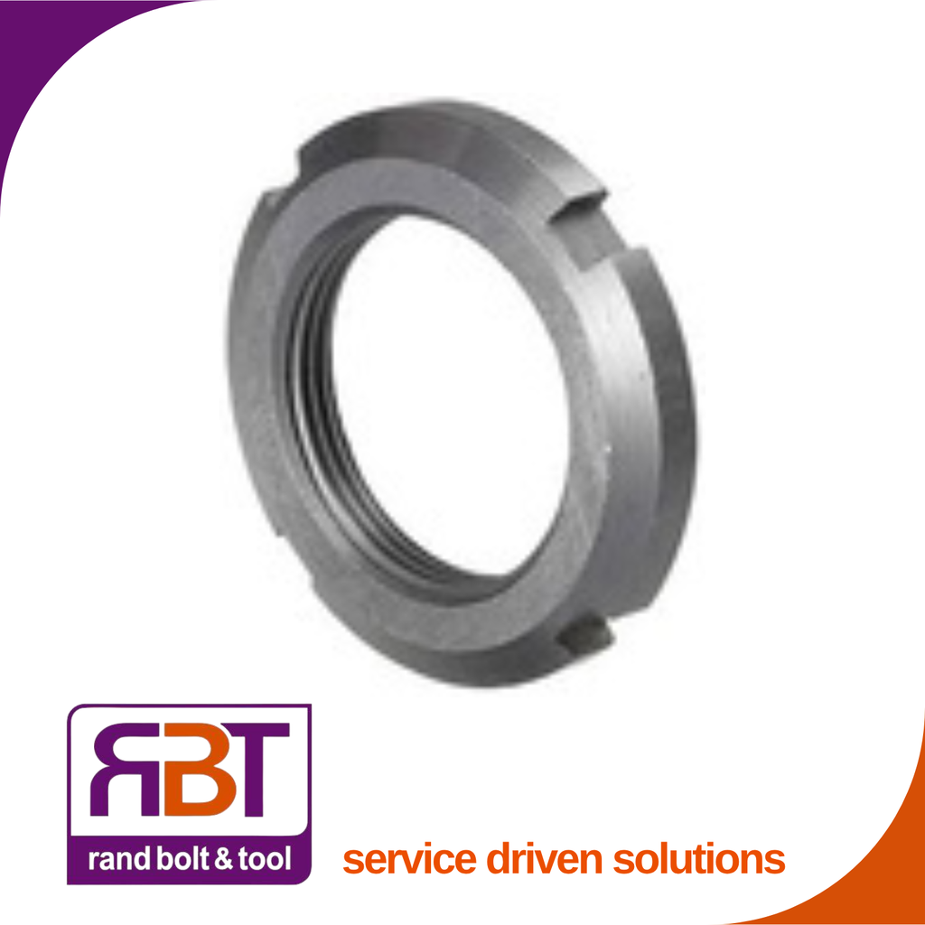[981B1] Bearing Lock Nut 12x22x1 Black DIN 981