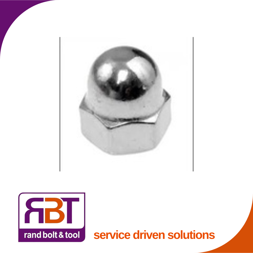 Dome Nut M12 x 1.75 Chrome Plated Gr.6 DIN 1587