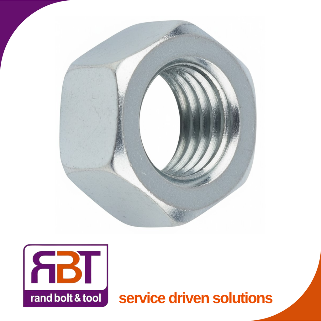 Full Hex Nut M4 x 0.7 A2 Stainless Steel DIN 934