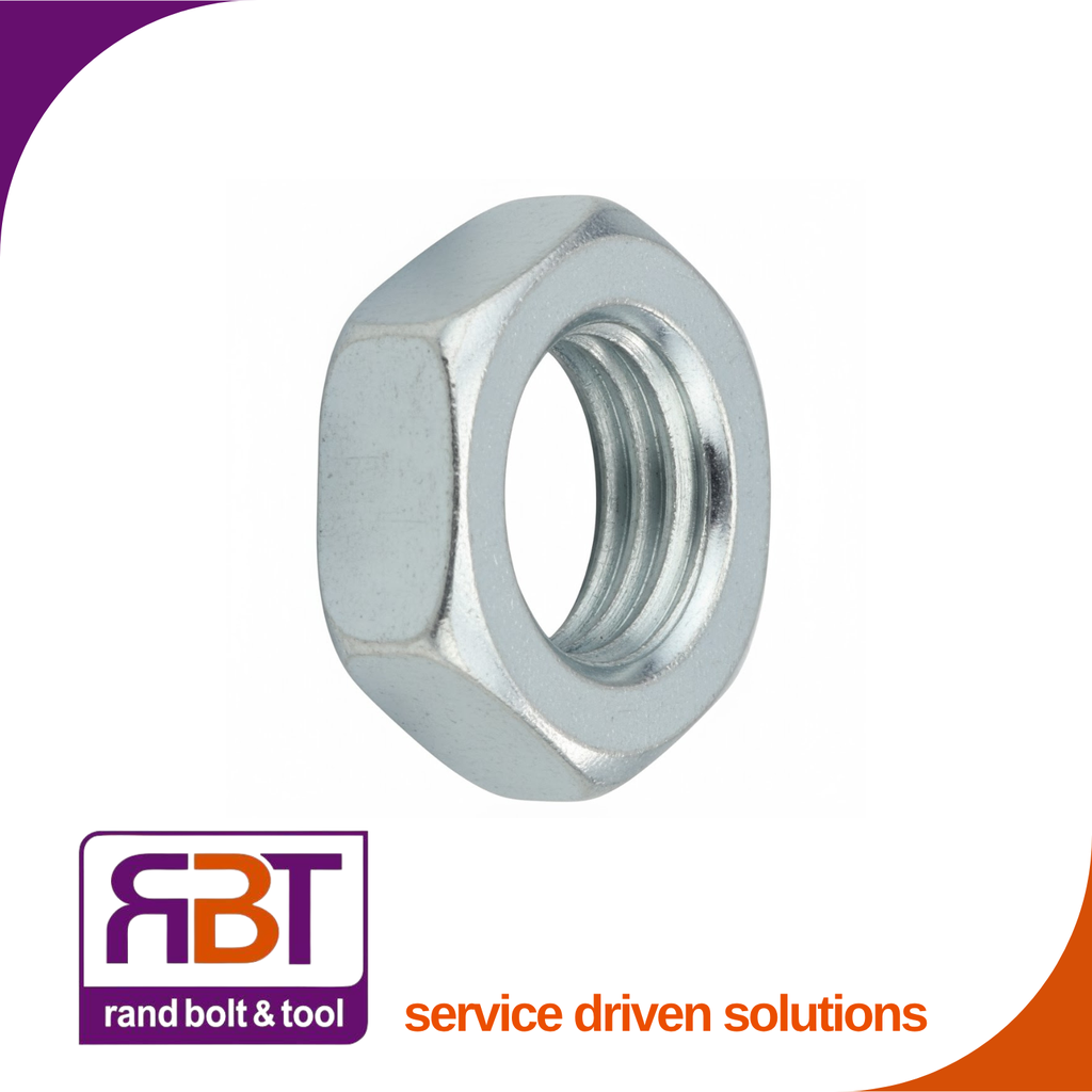 Half Hex Nut M12 x 1.75 A2 Stainless Steel DIN 439