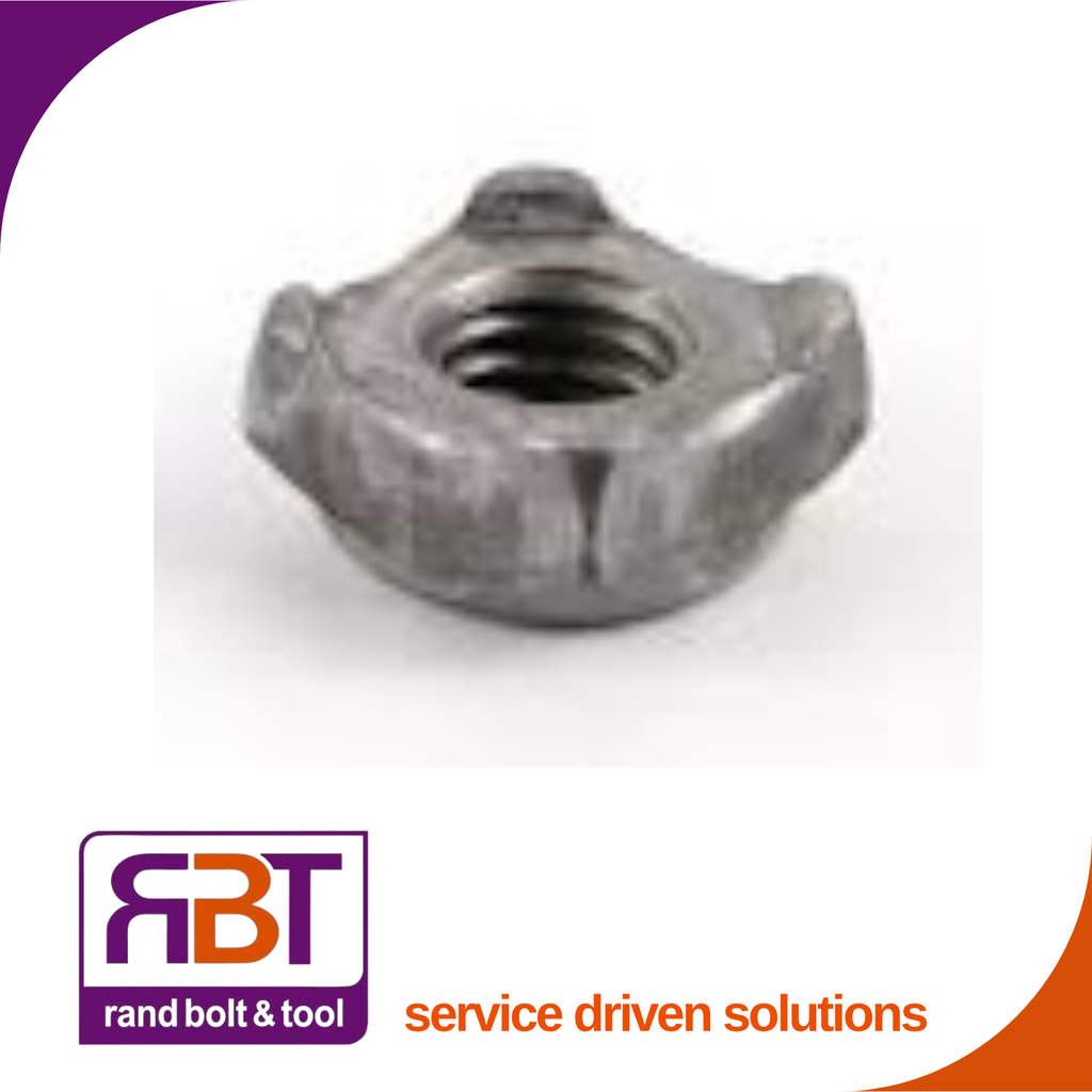 Weld Square Nut M8 x 1.25 Black Gr.4 DIN 928