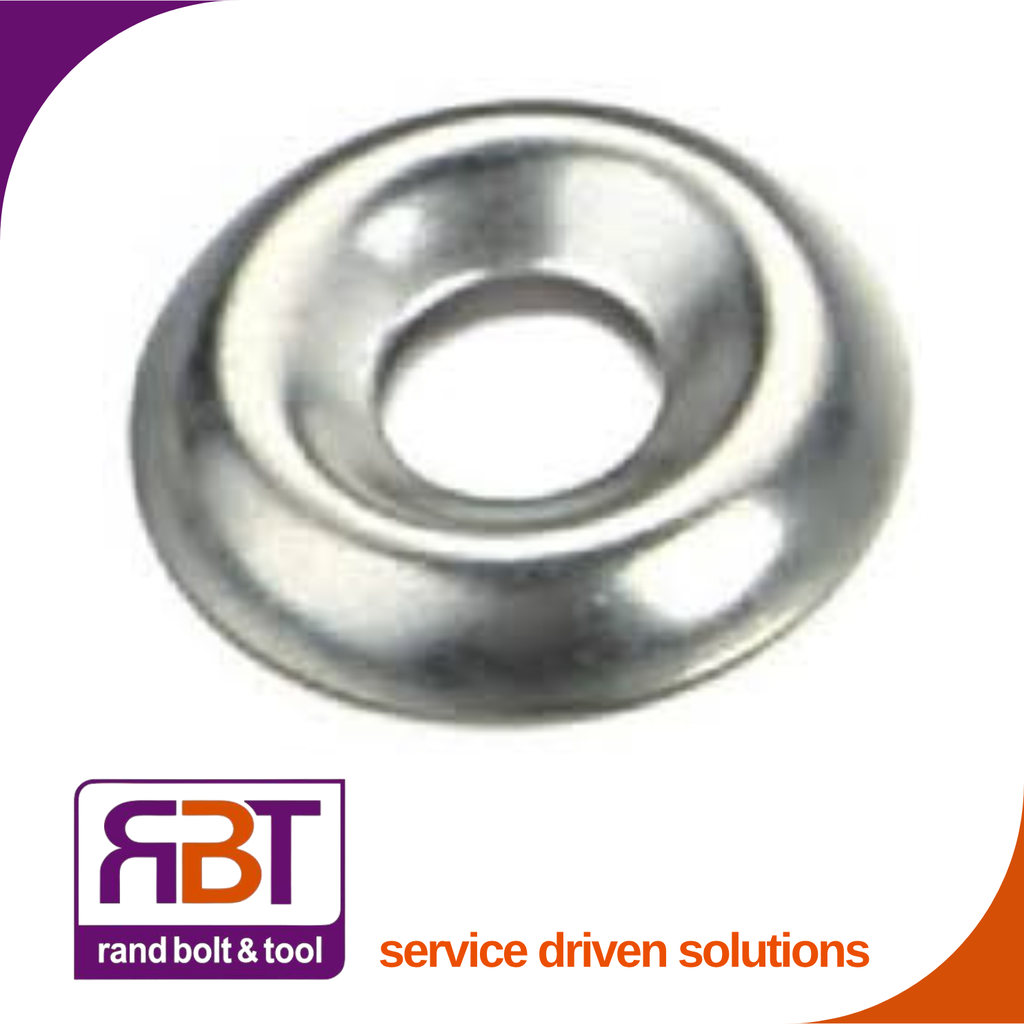 Cup Washer #6 Nickel Plated Steel (4.7x11x2.3)