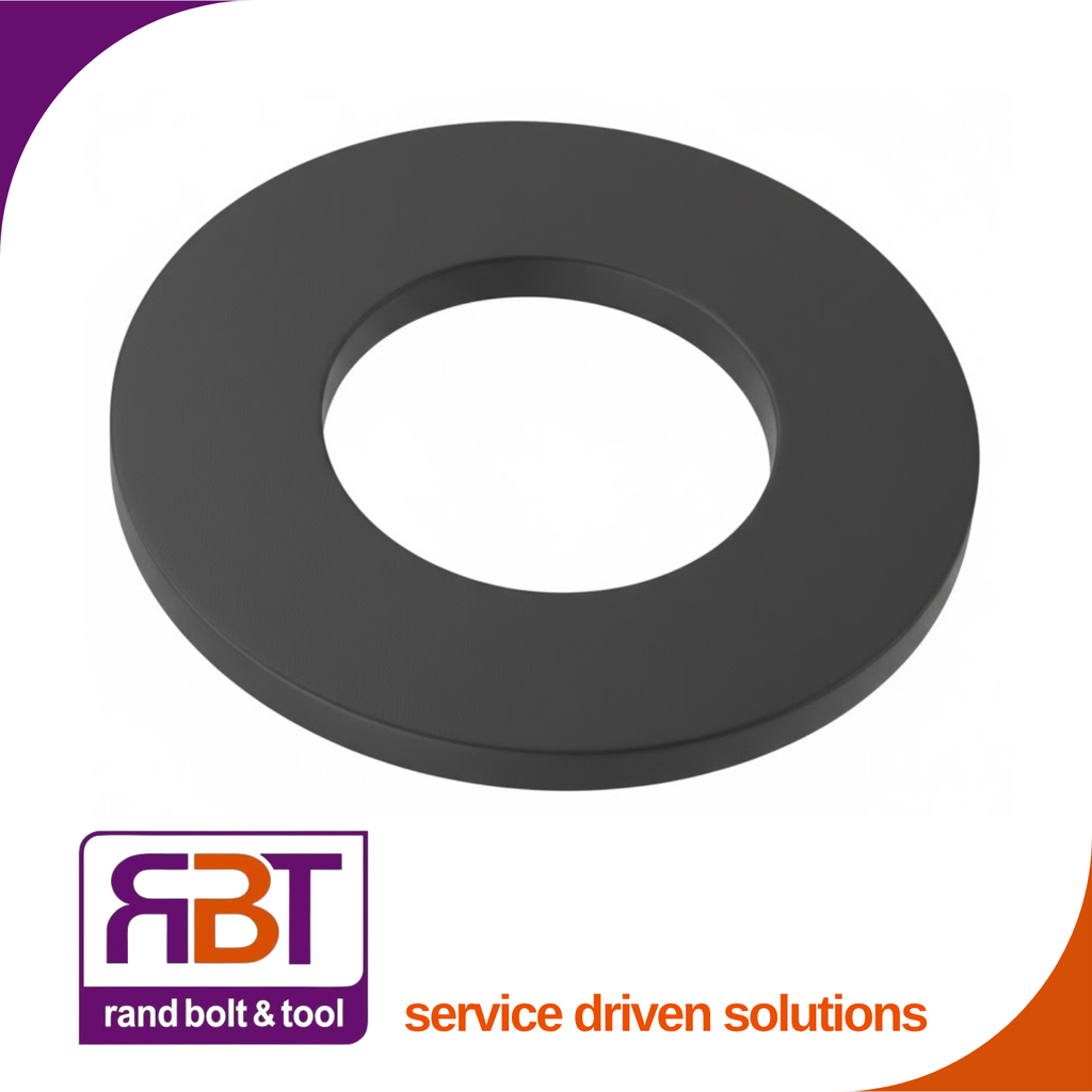 Flat Washer M30 Black Gr.4 Punched (33x56x4) DIN 126