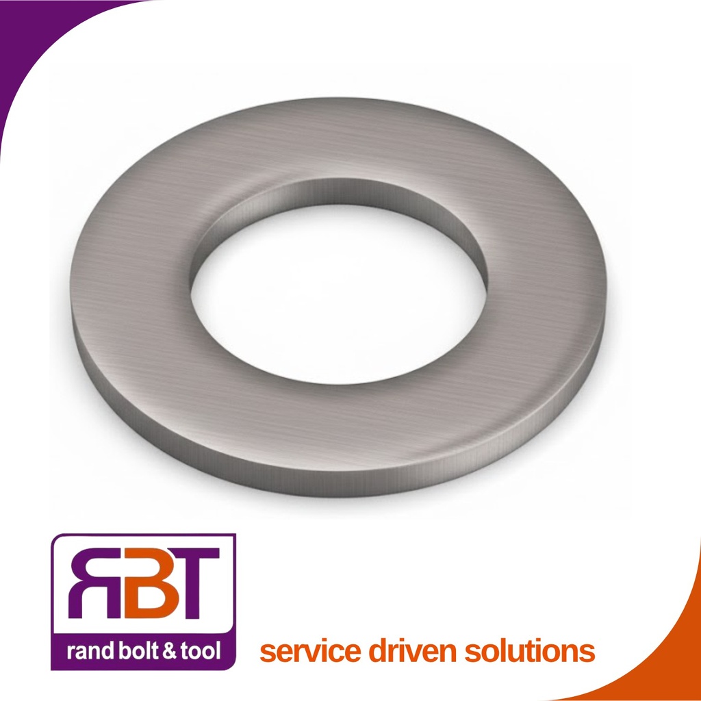 [125A28] Flat Washer M8 A2 St/Stl Form A (8.4x16x1.6) DIN 125
