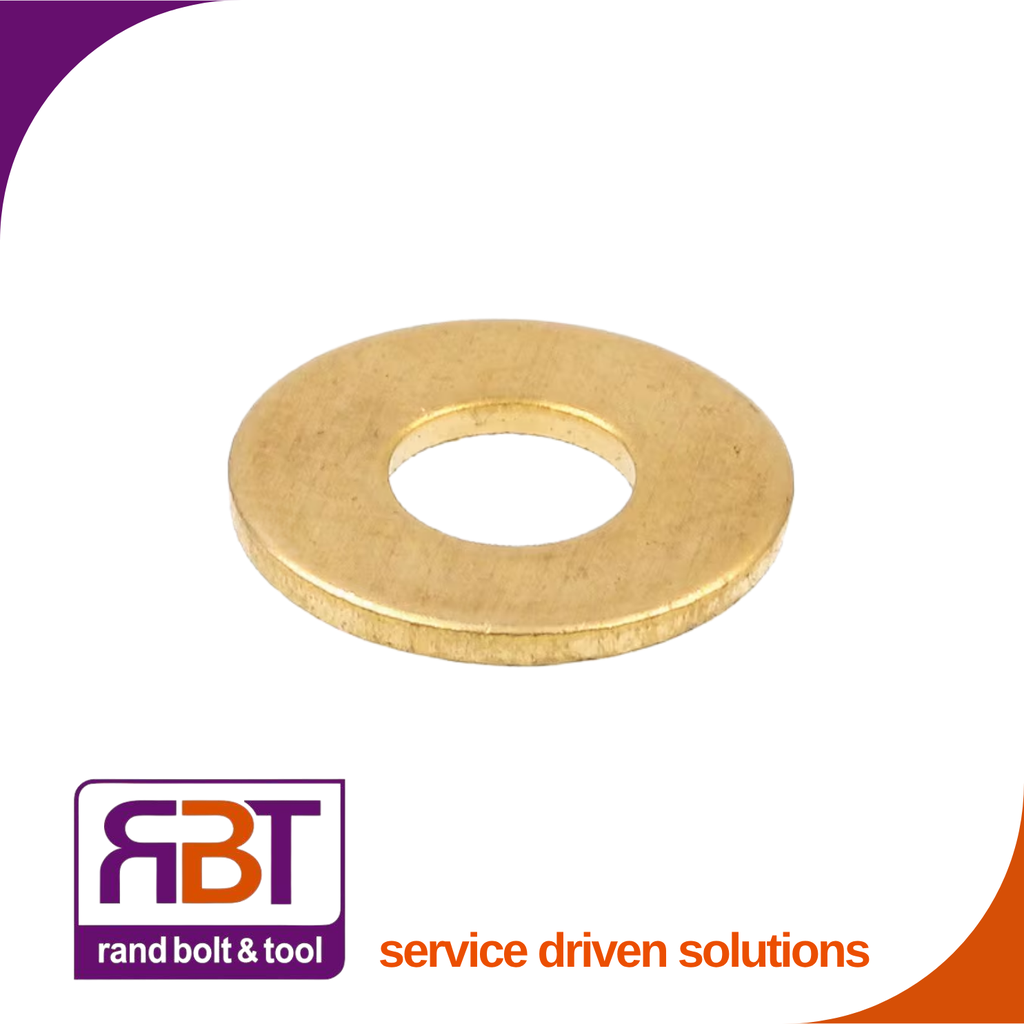 Flat Washer M4 Brass Form B (4.3x9x0.7) DIN 4320