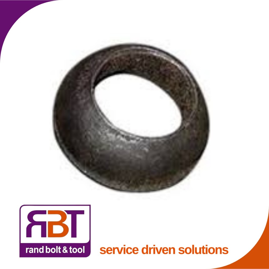 Hub Washer 18mm Black Steel Solid