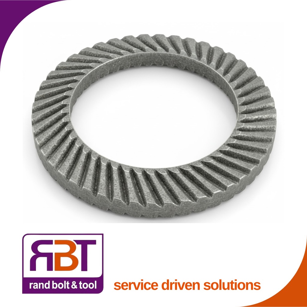 Schnorr Washer M6 Black Steel DIN 6796