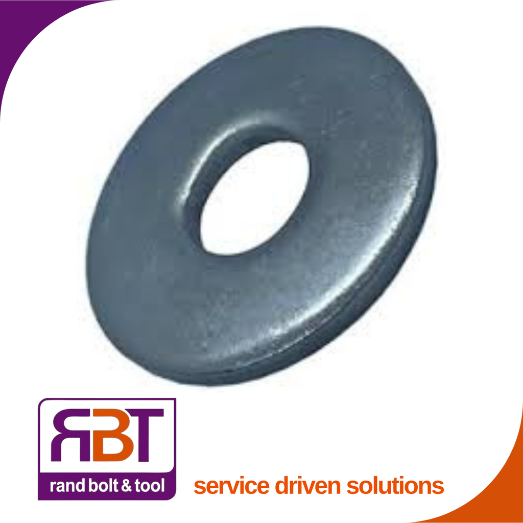Special Washer M8 Black Steel (08x26x2.6) DIN 9021